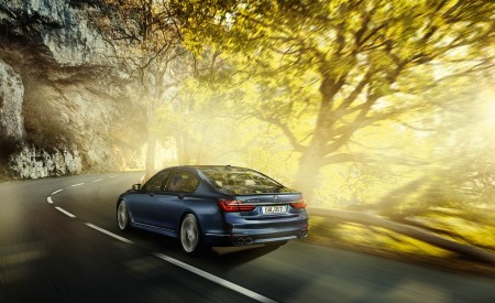 2017 ALPINA BMW B7 xDrive Blue Rear Wallpapers 450x275 (9)