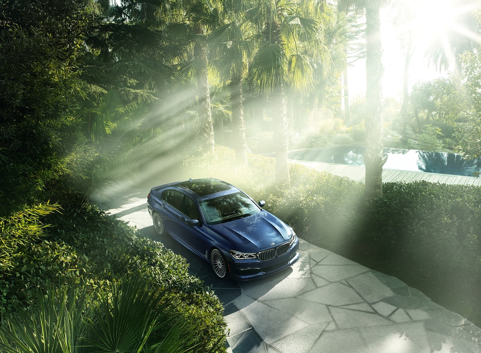 2017 ALPINA BMW B7 xDrive Blue Top Wallpapers (15)