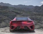 2017 Acura NSX Red Rear Wallpapers 150x120