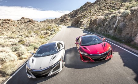 2017 Acura NSX Red and White Front Wallpapers  450x275 (12)