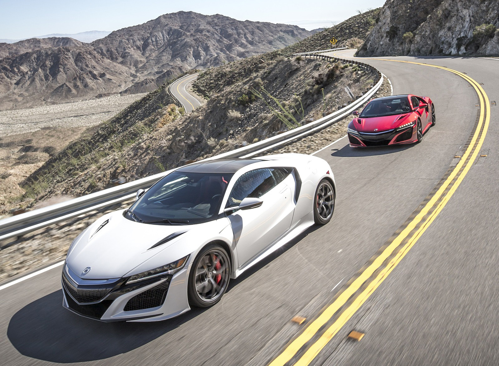 2017 Acura NSX Red and White Top Wallpapers (13)