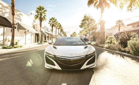 2017 Acura NSX White Front Wallpapers 450x275 (40)