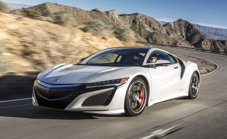 2017 Acura NSX White Front Wallpapers 450x275 (10)