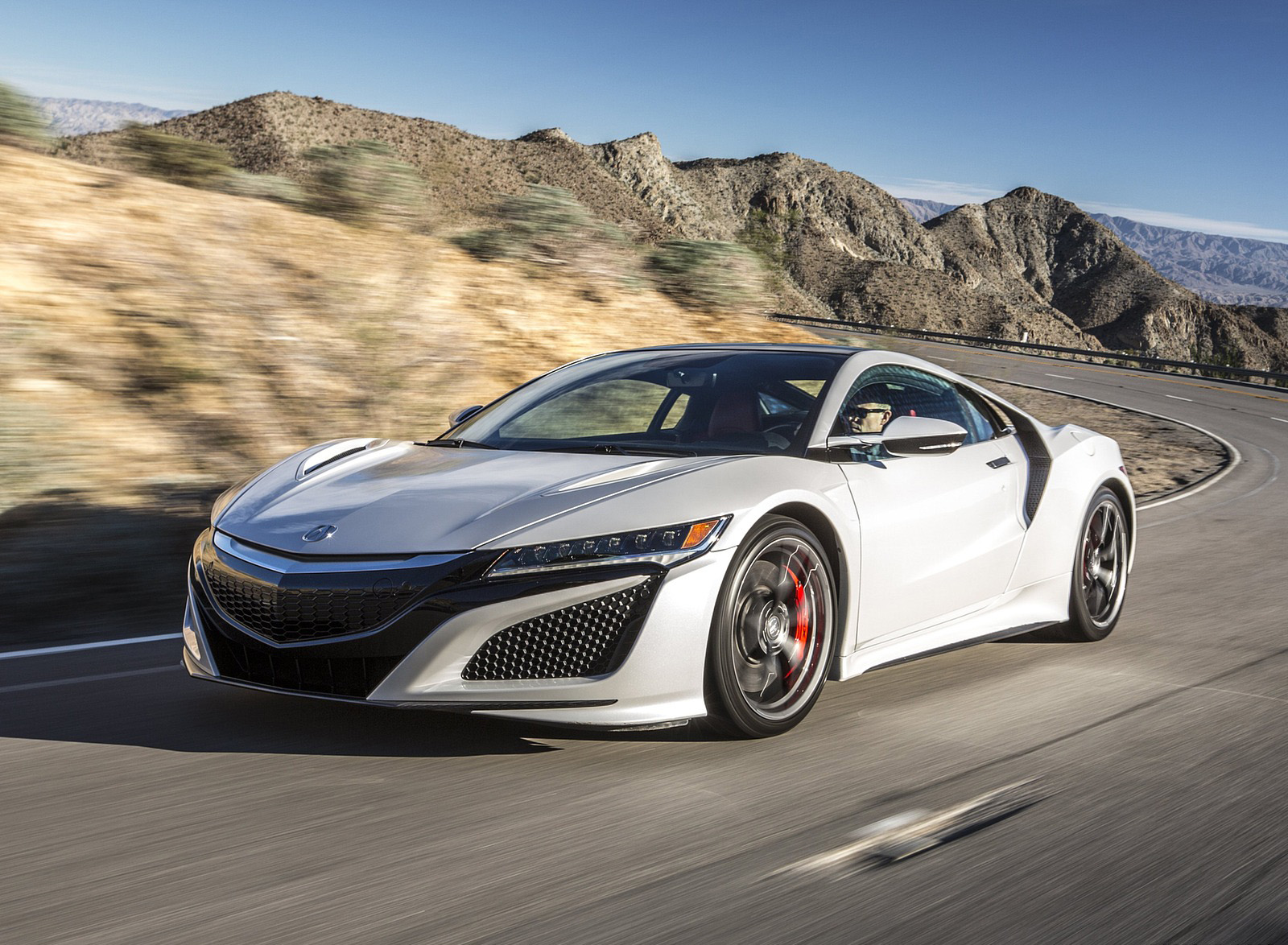 2017 Acura NSX White Front Wallpapers (10)