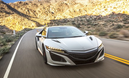 2017 Acura NSX White Front Wallpapers  450x275 (2)