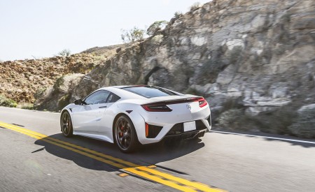 2017 Acura NSX White Rear Wallpapers 450x275 (6)