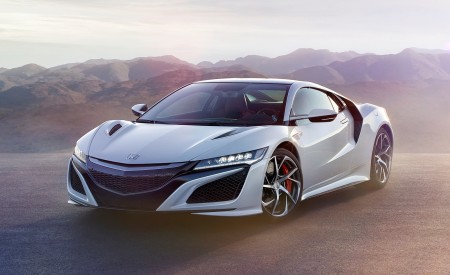 2017 Honda NSX (Euro-Spec) (Color: Casino White) Front Three-Quarter Wallpapers 450x275 (48)