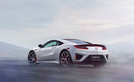 2017 Honda NSX (Euro-Spec) (Color: Casino White) Rear Three-Quarter Wallpapers  450x275 (55)