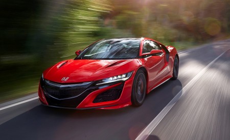 2017 Honda NSX (Euro-Spec) (Color: Curva Red) Front Three-Quarter Wallpapers 450x275 (2)