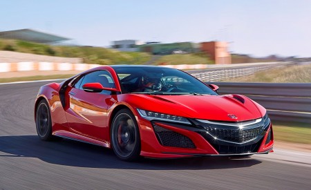 2017 Honda NSX (Euro-Spec) (Color: Curva Red) Front Three-Quarter Wallpapers 450x275 (7)