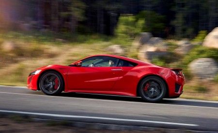 2017 Honda NSX (Euro-Spec) (Color: Curva Red) Side Wallpapers 450x275 (6)