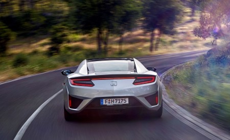 2017 Honda NSX (Euro-Spec) (Color: Silver Metallic) Rear Wallpapers 450x275 (28)