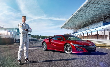 2017 Honda NSX (Euro-Spec) (Color: Valencia Red Pearl) Front Three-Quarter Wallpapers 450x275 (63)