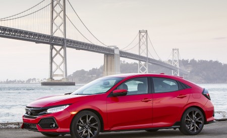 2017 Honda Civic Hatchback Front Three-Quarter Wallpapers 450x275 (6)