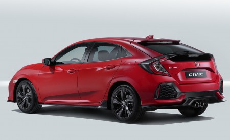 2017 Honda Civic Hatchback (Euro-Spec) Rear Three-Quarter Wallpapers 450x275 (3)