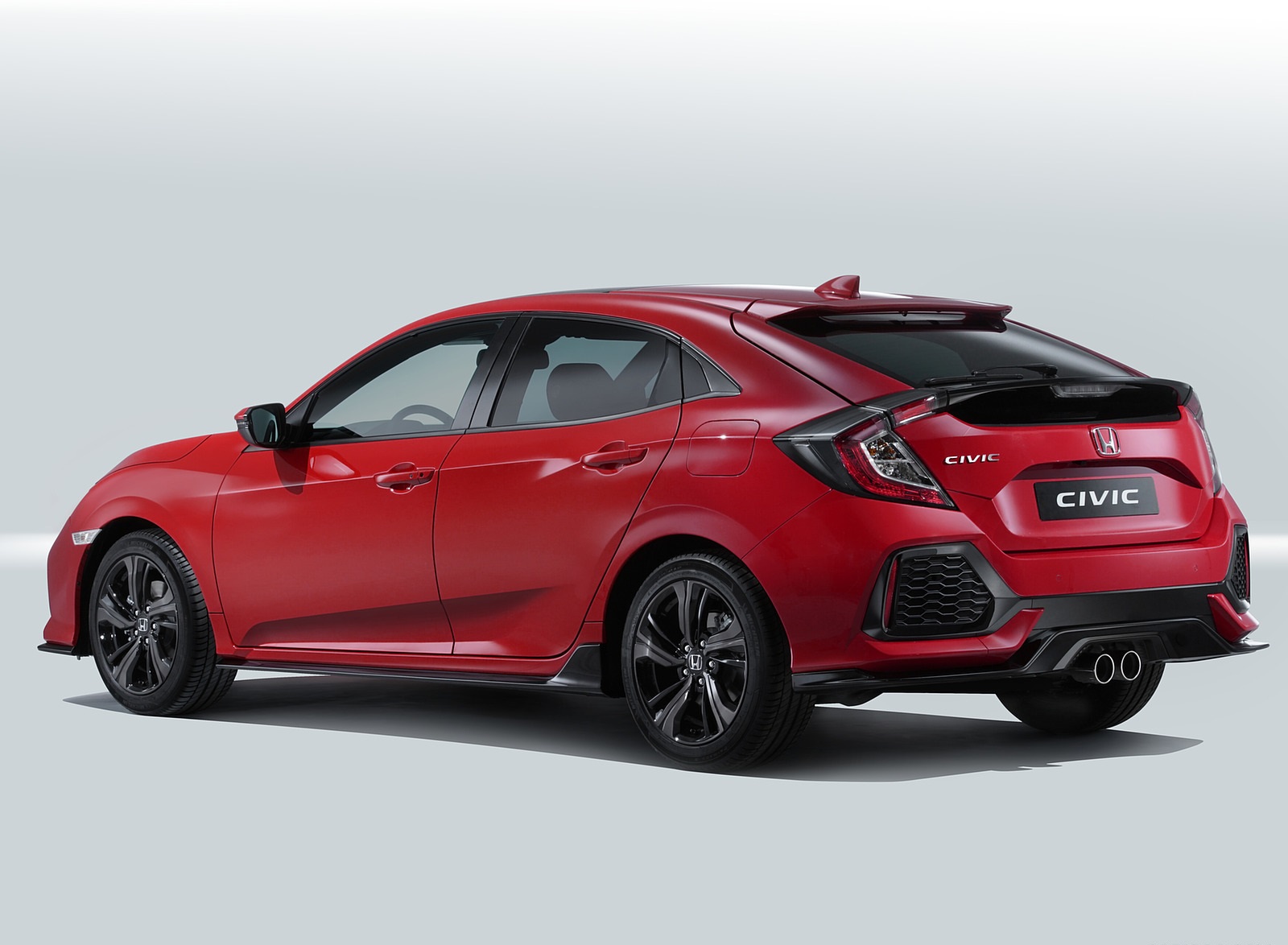 2017 Honda Civic Hatchback (Euro-Spec) Rear Three-Quarter Wallpapers (3)