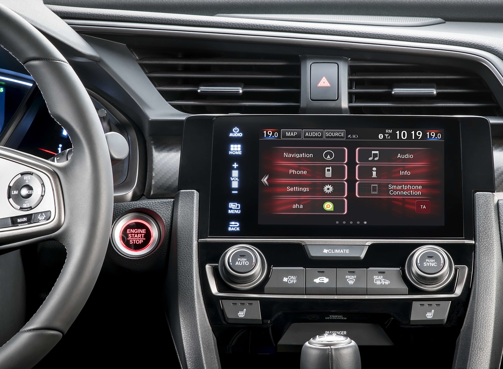 2017 Honda Civic Hatchback (Euro-Spec) with MT Central Console Wallpapers (13)