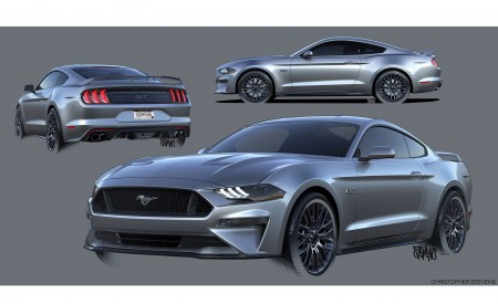 2018 Ford Mustang V8 GT Design Sketch Wallpapers 450x275 (19)