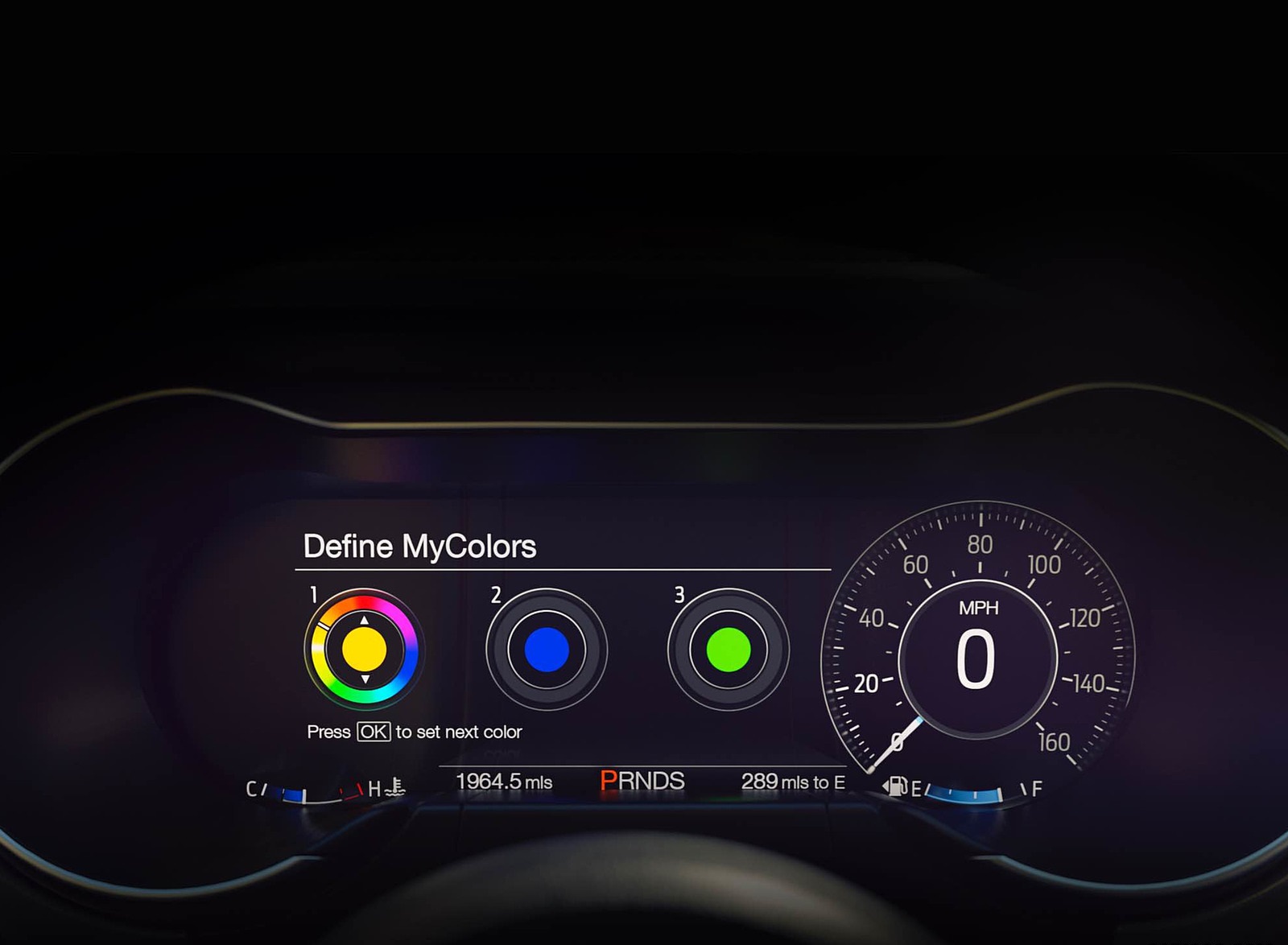 2018 Ford Mustang V8 GT Digital Instrument Cluster Wallpapers (13)