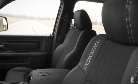 2017 Ram 1500 Rebel Blue Streak Interior Seats Wallpapers 450x275 (11)