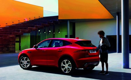 2018 Jaguar E-PACE R-Dynamic Rear Three-Quarter Wallpapers 450x275 (14)