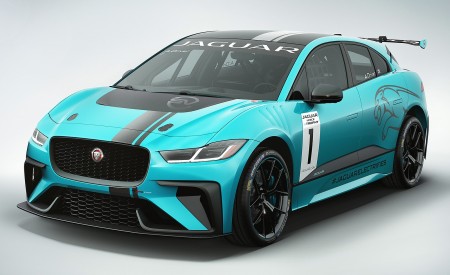 2018 Jaguar I-PACE eTROPHY Racecar Front Three-Quarter Wallpapers 450x275 (7)