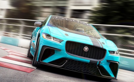 2018 Jaguar I-PACE eTROPHY Racecar Front Wallpapers 450x275 (2)