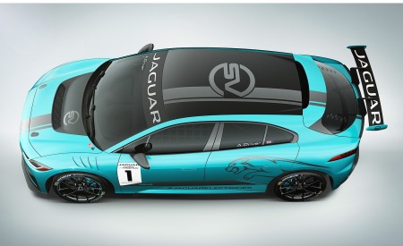 2018 Jaguar I-PACE eTROPHY Racecar Top Wallpapers 450x275 (9)