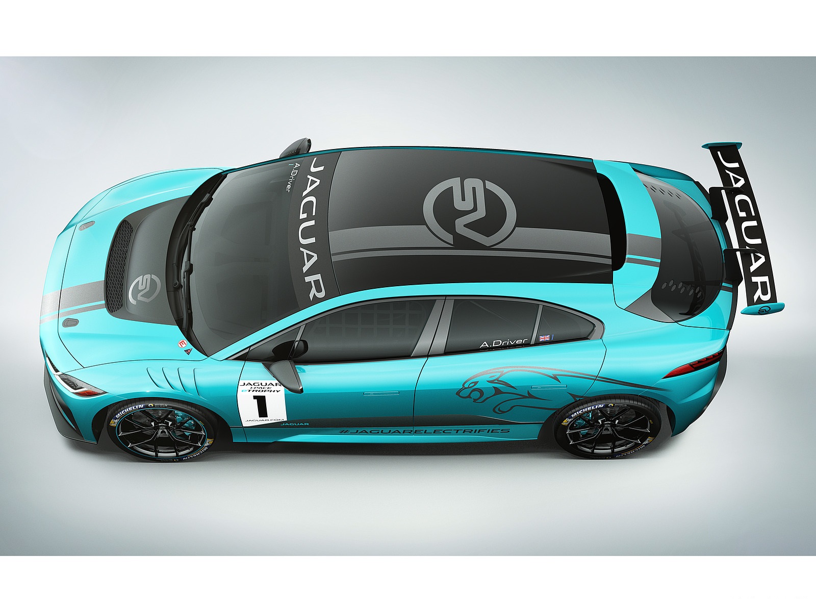 2018 Jaguar I-PACE eTROPHY Racecar Top Wallpapers #9 of 9