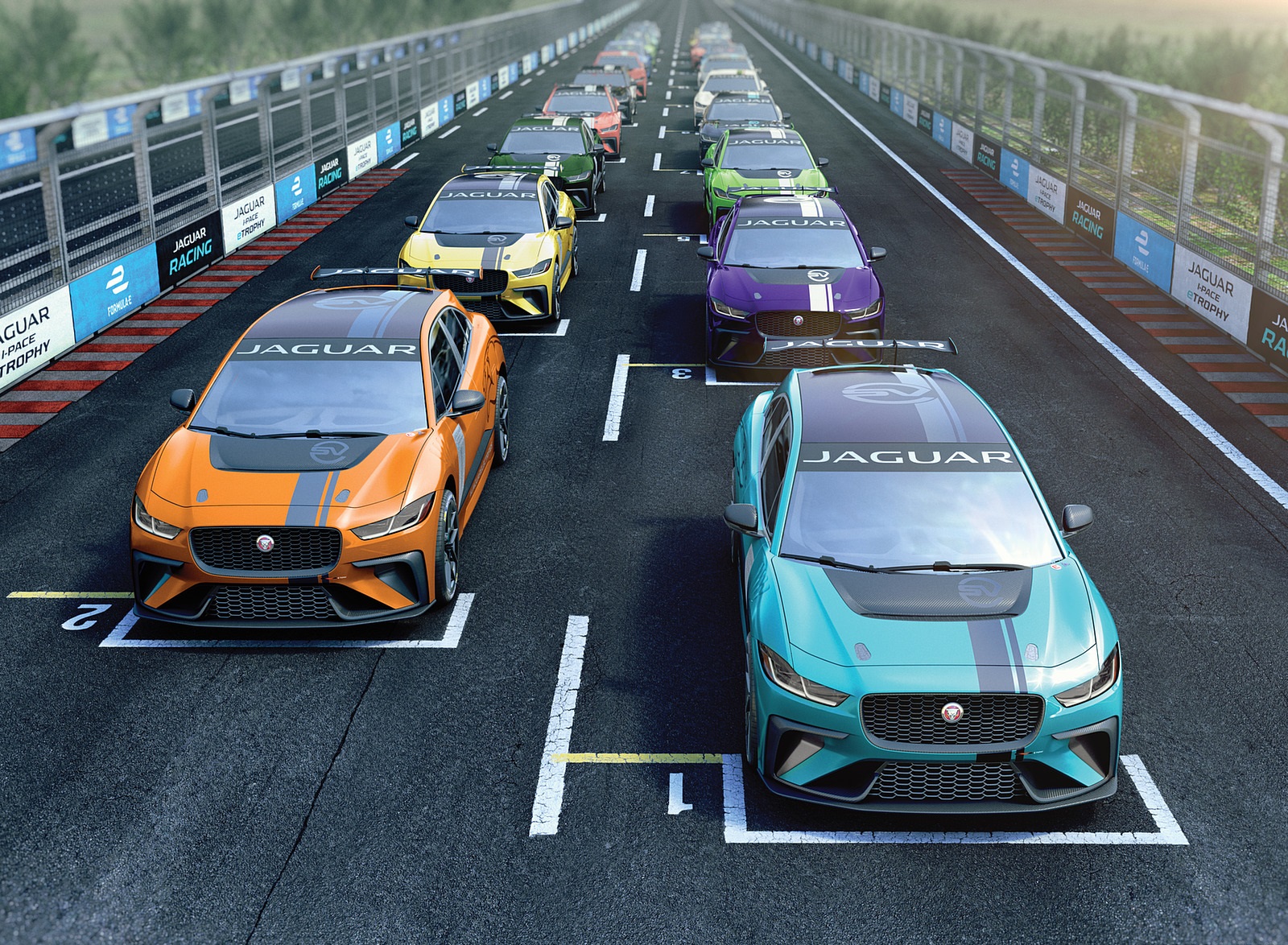 2018 Jaguar I-PACE eTROPHY Racecar Wallpapers (6)