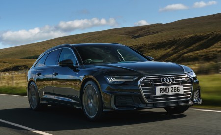 2019 Audi A6 Avant 50 TDI Quattro (UK-Spec) Front Three-Quarter Wallpapers 450x275 (3)