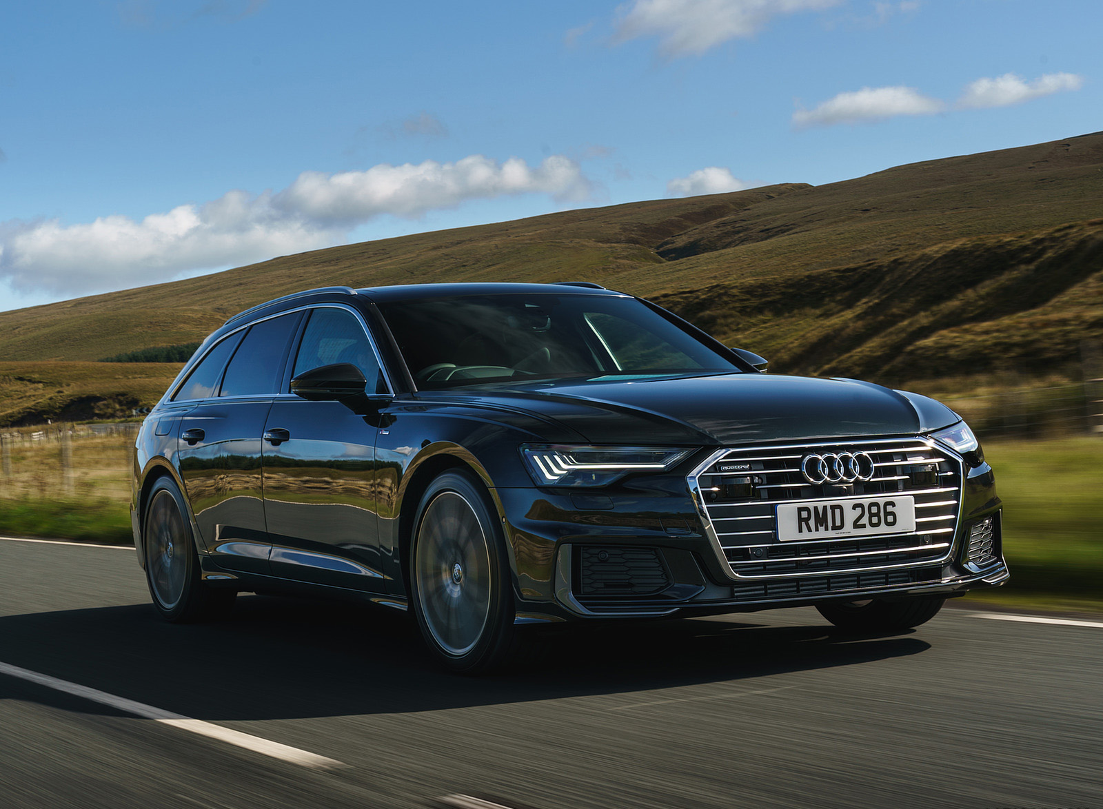 2019 Audi A6 Avant 50 TDI Quattro (UK-Spec) Front Three-Quarter Wallpapers (3)