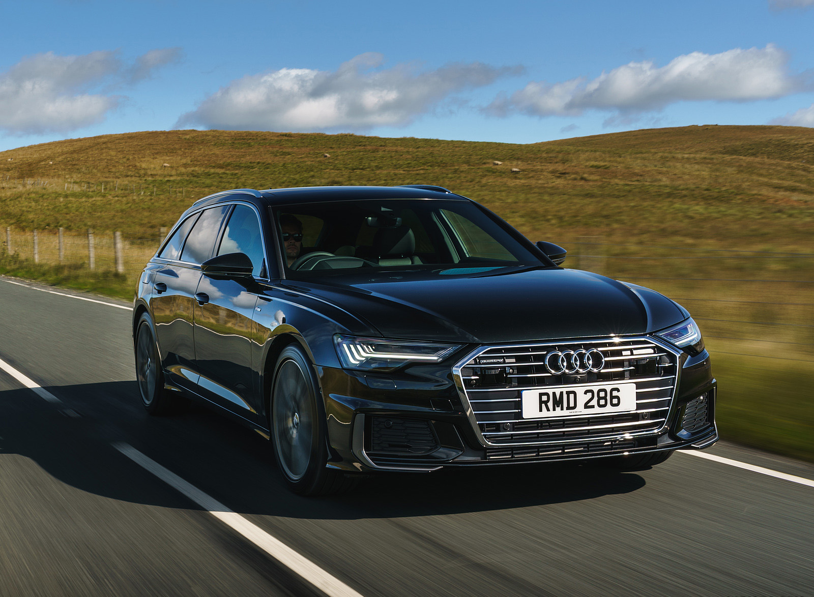 2019 Audi A6 Avant 50 TDI Quattro (UK-Spec) Front Three-Quarter Wallpapers (1)