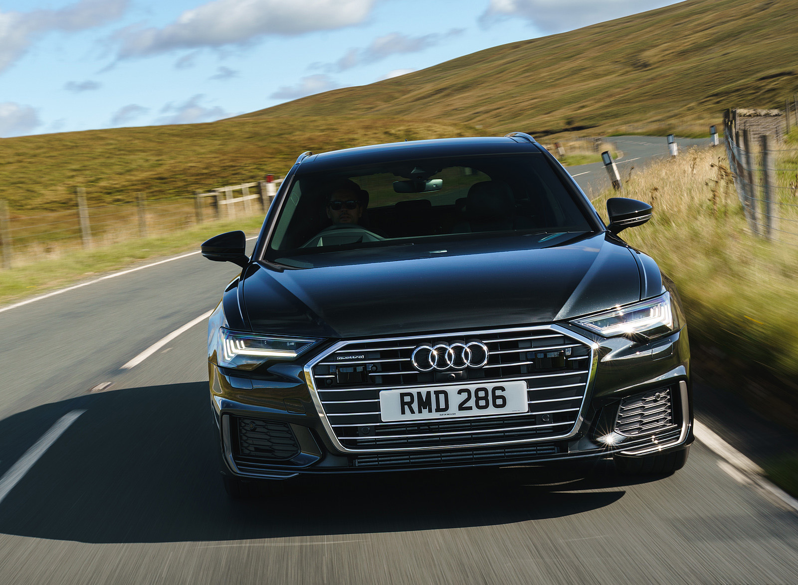 2019 Audi A6 Avant 50 TDI Quattro (UK-Spec) Front Wallpapers (8)