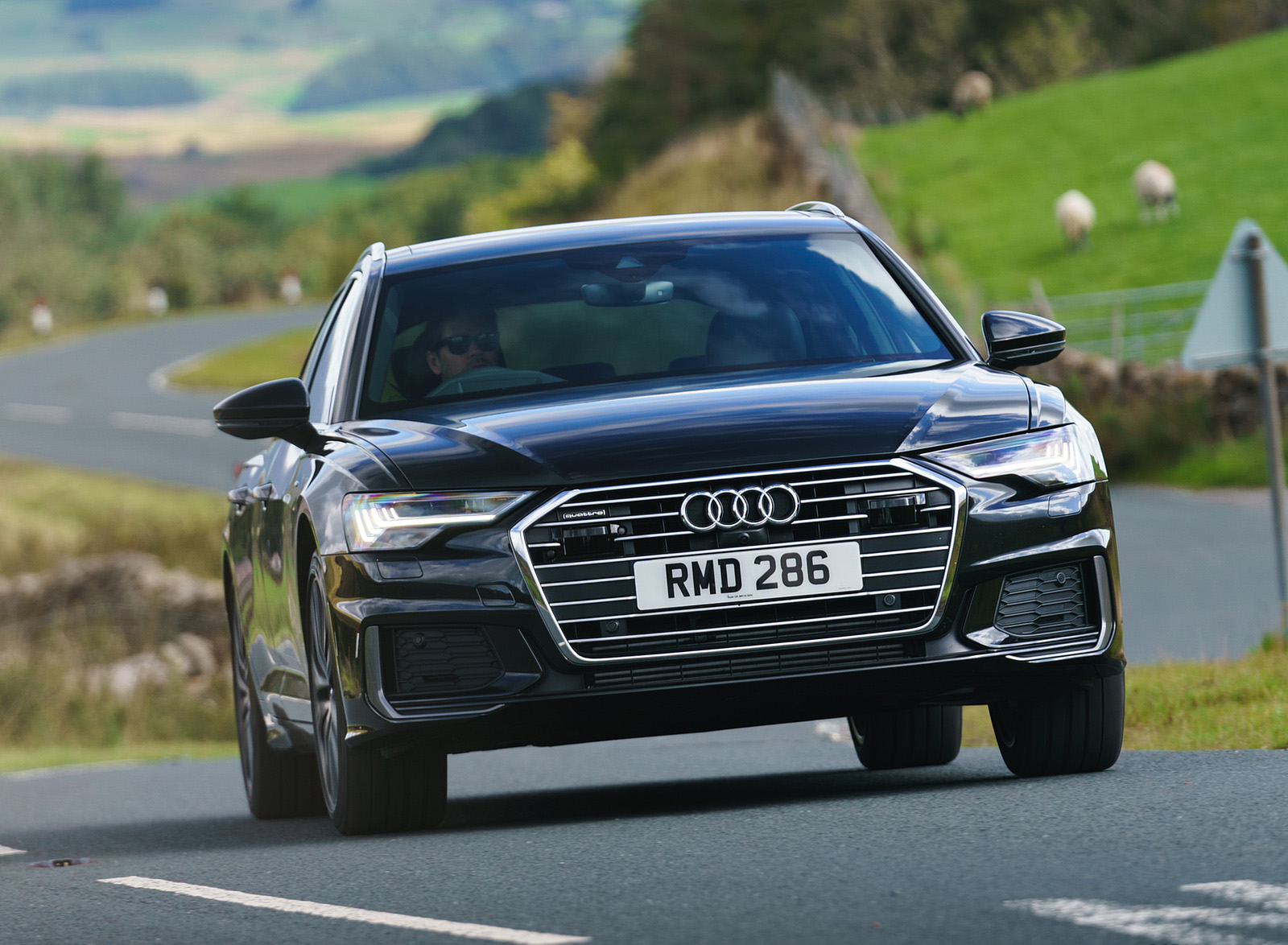 2019 Audi A6 Avant 50 TDI Quattro (UK-Spec) Front Wallpapers  (14)