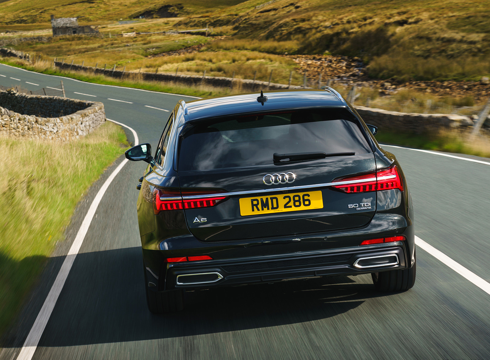 2019 Audi A6 Avant 50 TDI Quattro (UK-Spec) Rear Wallpapers (12)