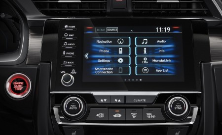 2019 Honda Civic Sedan Central Console Wallpapers 450x275 (16)