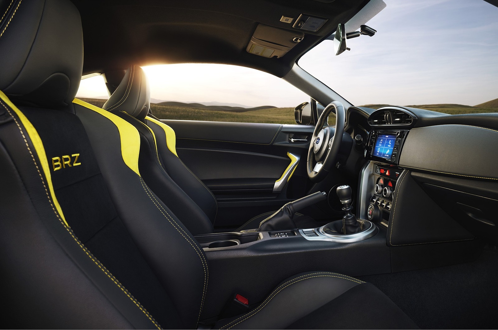 2017 Subaru BRZ Series.Yellow Interior Wallpapers #10 of 11