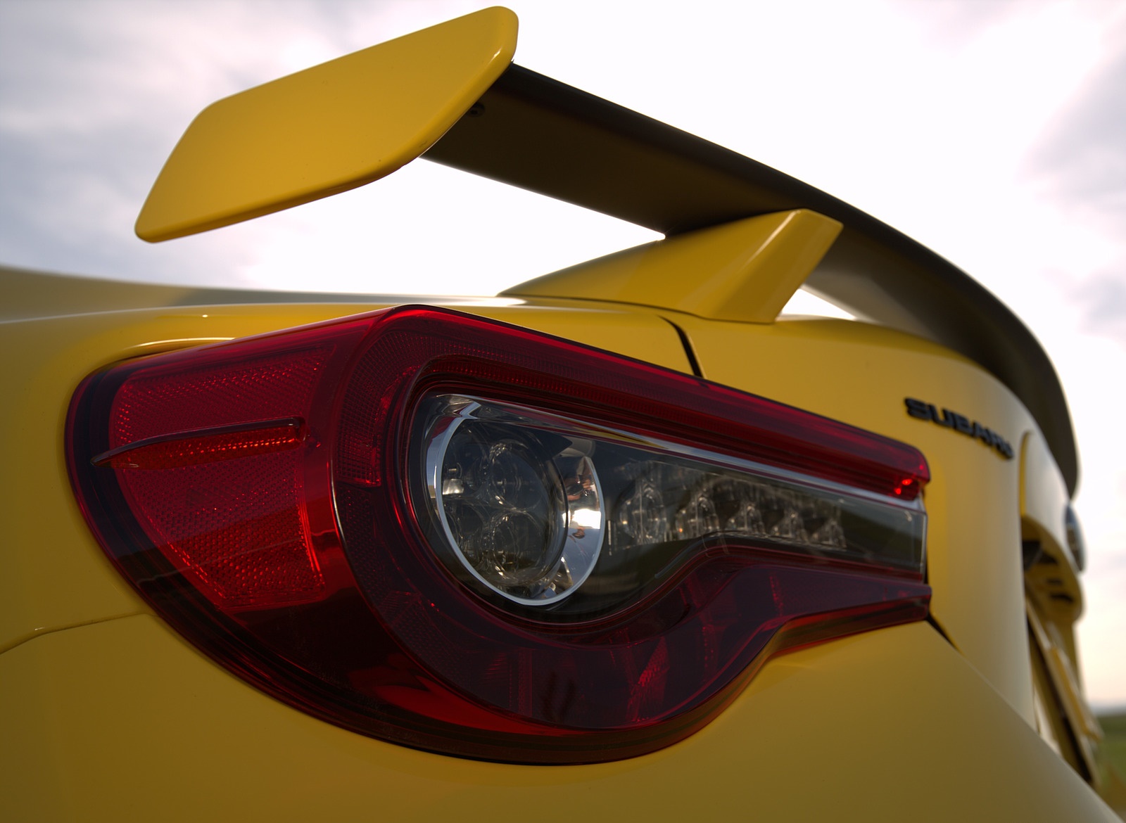 2017 Subaru BRZ Series.Yellow Tail Light or Spoiler Wallpapers #5 of 11