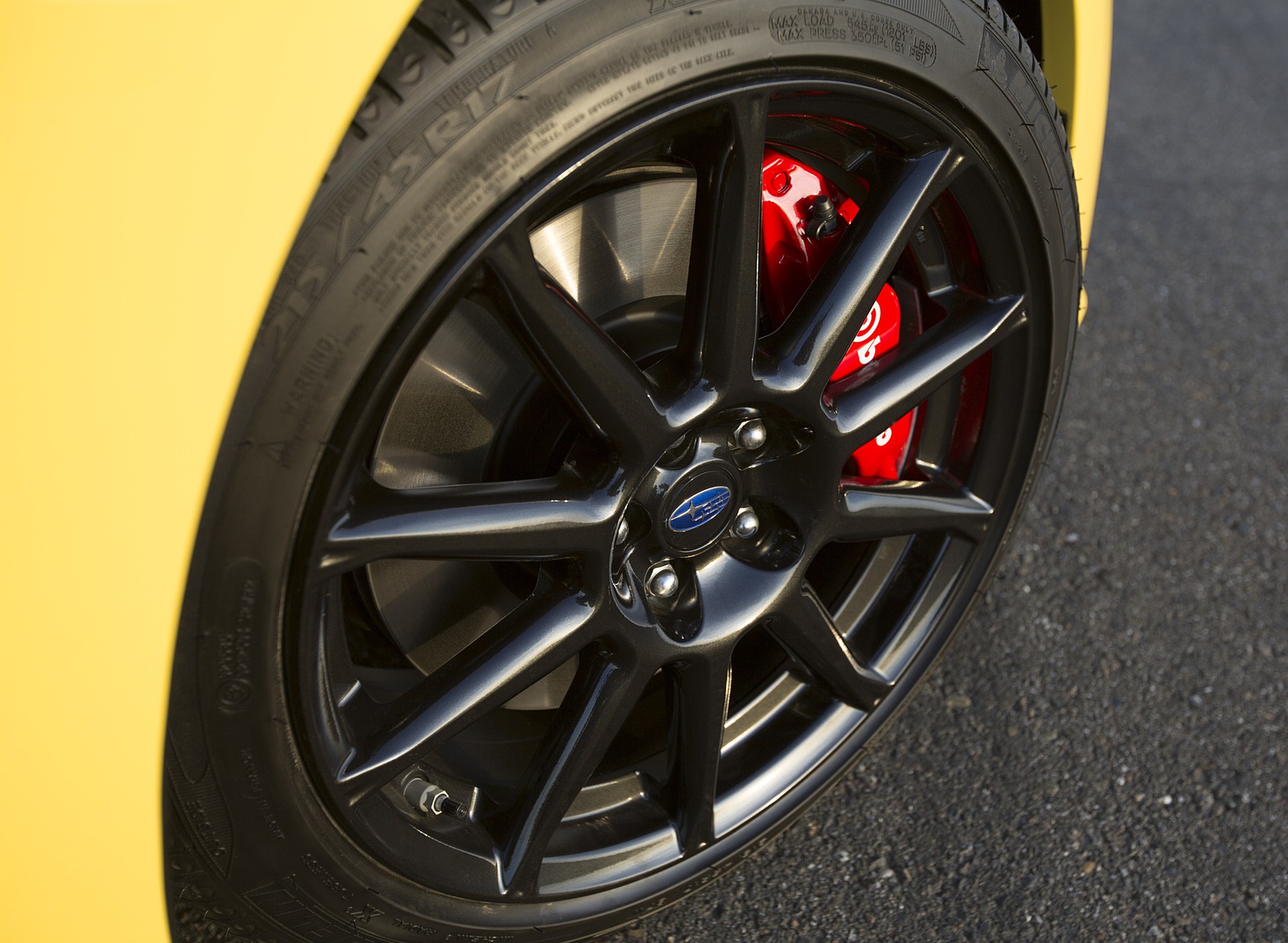 2017 Subaru BRZ Series.Yellow Wheel Wallpapers #4 of 11