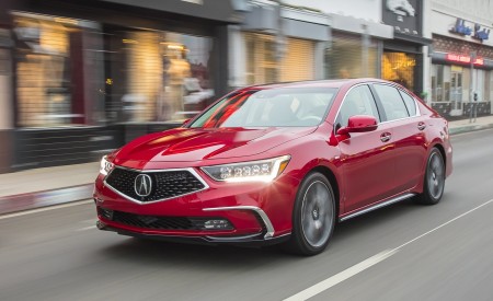 2018 Acura RLX Sport Hybrid Front Three-Quarter Wallpapers 450x275 (19)