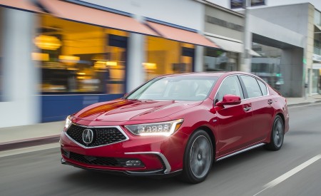2018 Acura RLX Sport Hybrid Front Three-Quarter Wallpapers 450x275 (11)