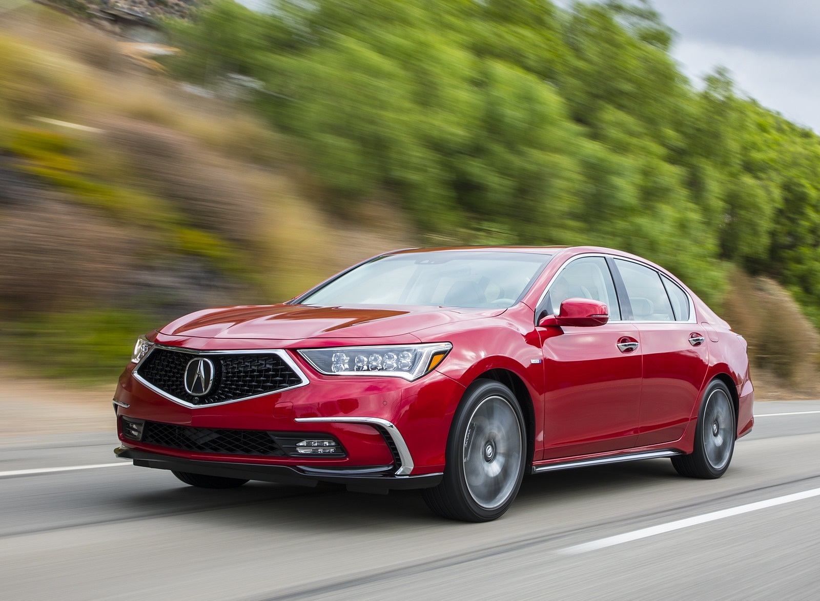 2018 Acura RLX Sport Hybrid Front Three-Quarter Wallpapers (12)