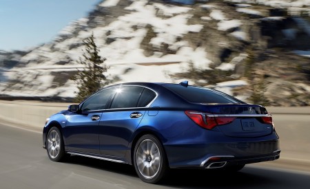 2018 Acura RLX Sport Hybrid Rear Three-Quarter Wallpapers 450x275 (45)