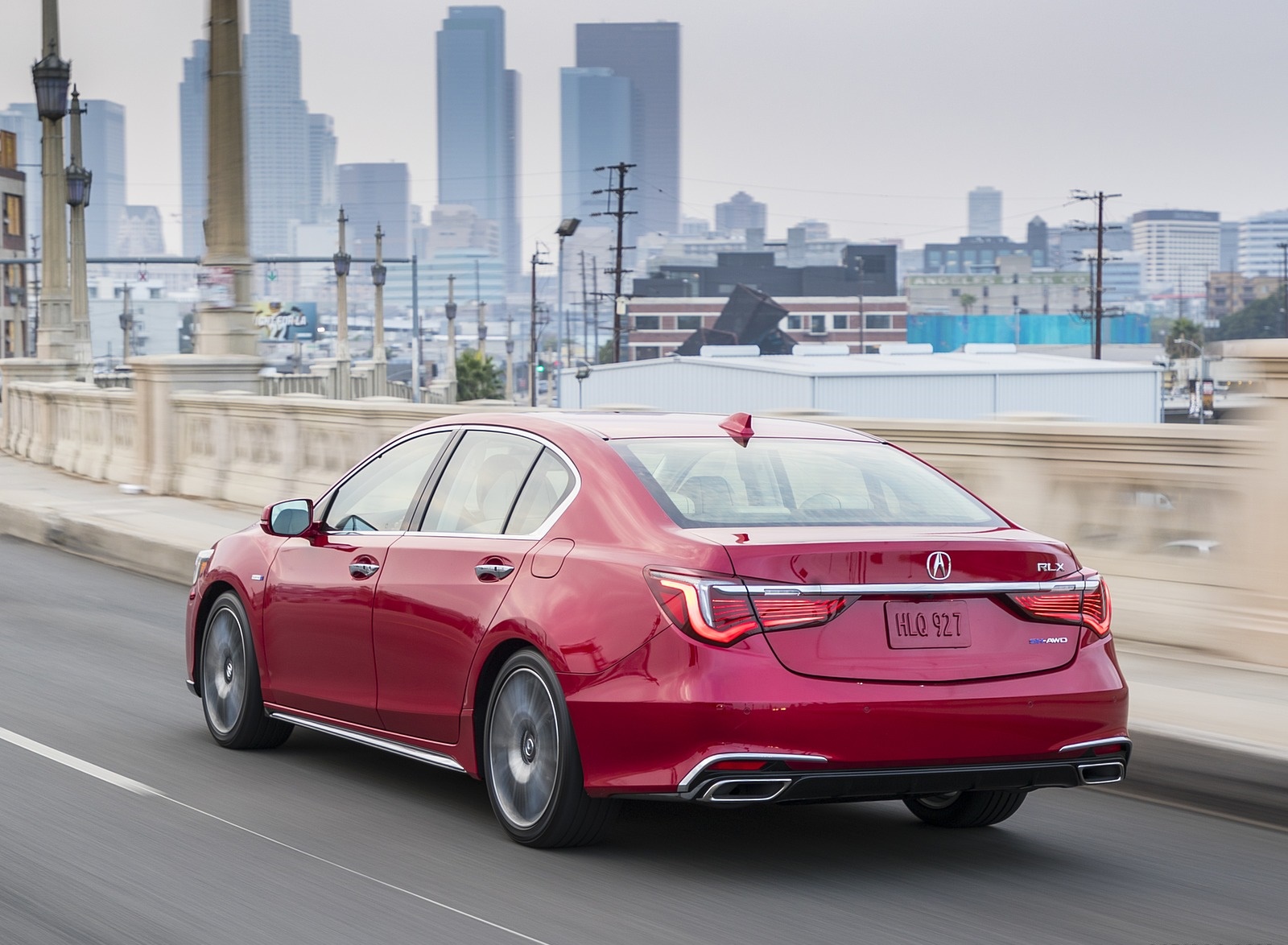 2018 Acura RLX Sport Hybrid Rear Three-Quarter Wallpapers (15)