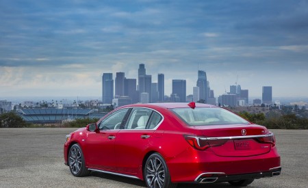 2018 Acura RLX Sport Hybrid Rear Three-Quarter Wallpapers 450x275 (7)