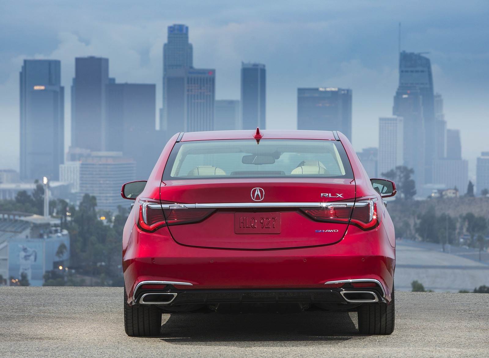 2018 Acura RLX Sport Hybrid Rear Wallpapers #35 of 74