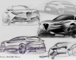 2018 Alfa Romeo Stelvio Design Sketch Wallpapers 150x120