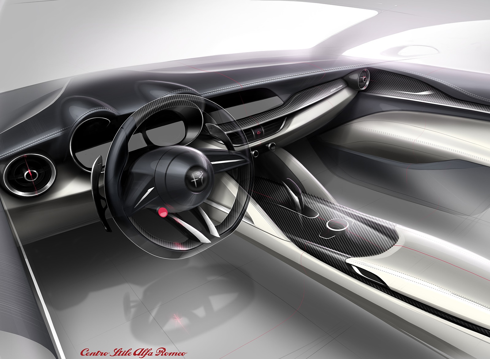 2018 Alfa Romeo Stelvio Design Sketch Wallpapers #40 of 46