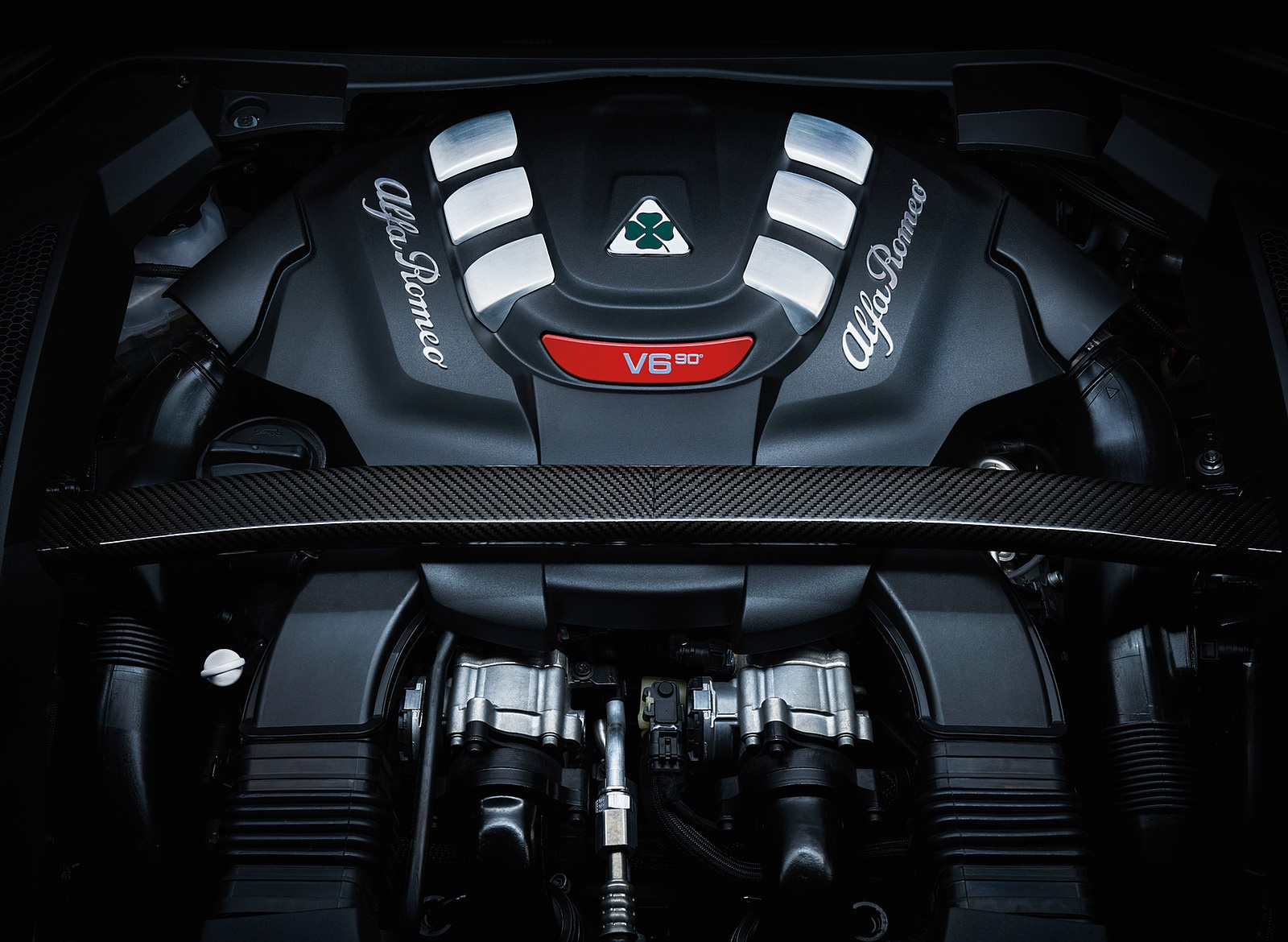 2018 Alfa Romeo Stelvio Engine Wallpapers #37 of 46